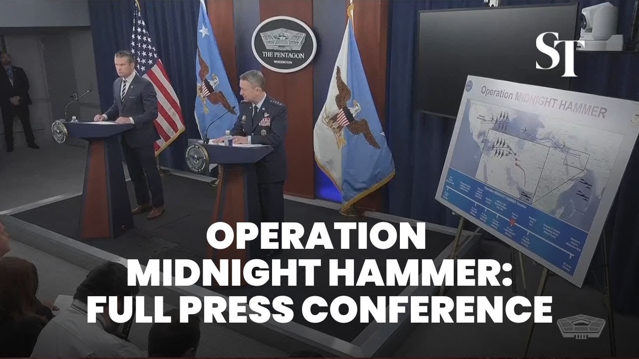 [FULL] Operation Midnight Hammer: Pentagon press conference on US strikes on Iran nuclear sites