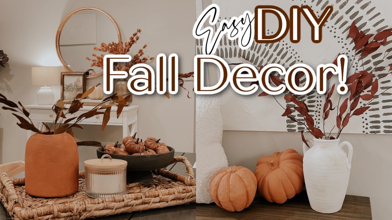 FALL DECOR 2021 DIY | EASY DIY FALL DECOR! | FALL DECOR ON A BUDGET