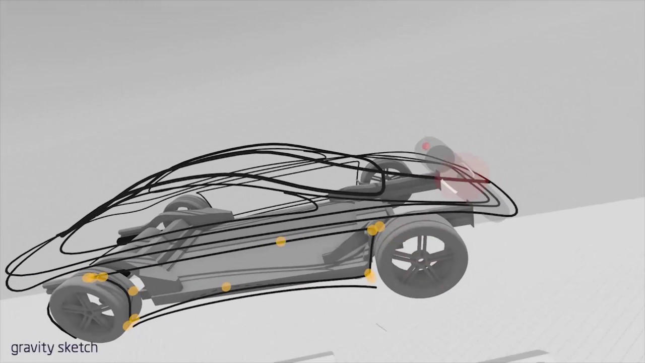 Gravity Sketch VR  Quick Car Sketch 3X speed