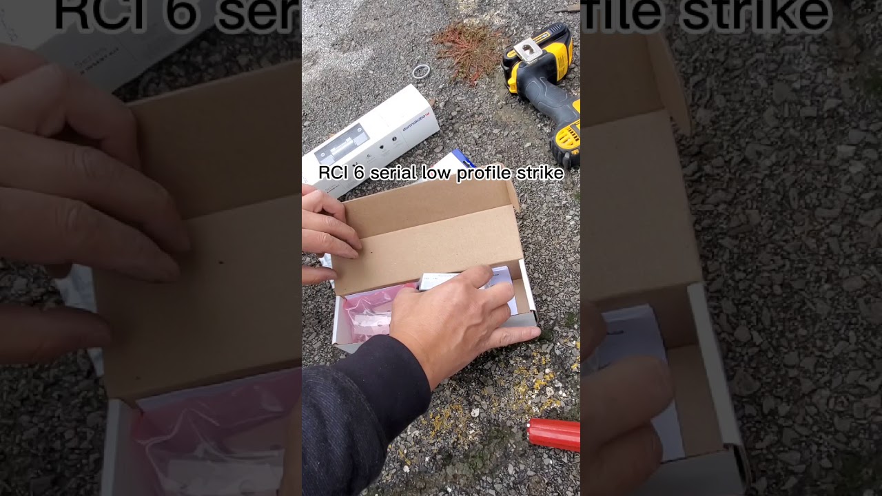 How to cut frame and install electrical strike for glass alumium door(铝合金玻璃门安装电锁  中文Mandrin)