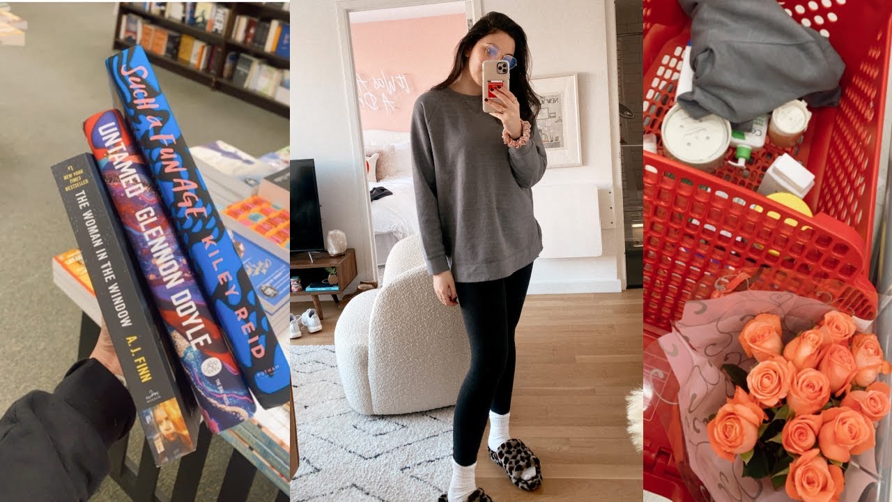 days in my life | target haul, book haul + so many packages!! (NYC/long island)