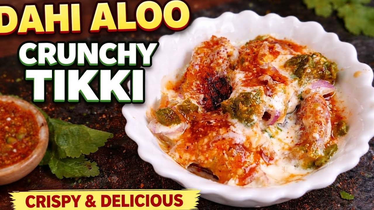 Aloo tikki recipe|crunchy tikki 