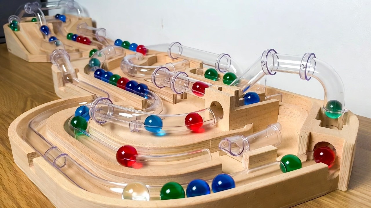 マーブルラン151 marble run　急こう配スロープ　豪華な玉転がし　特別ムービー 2026