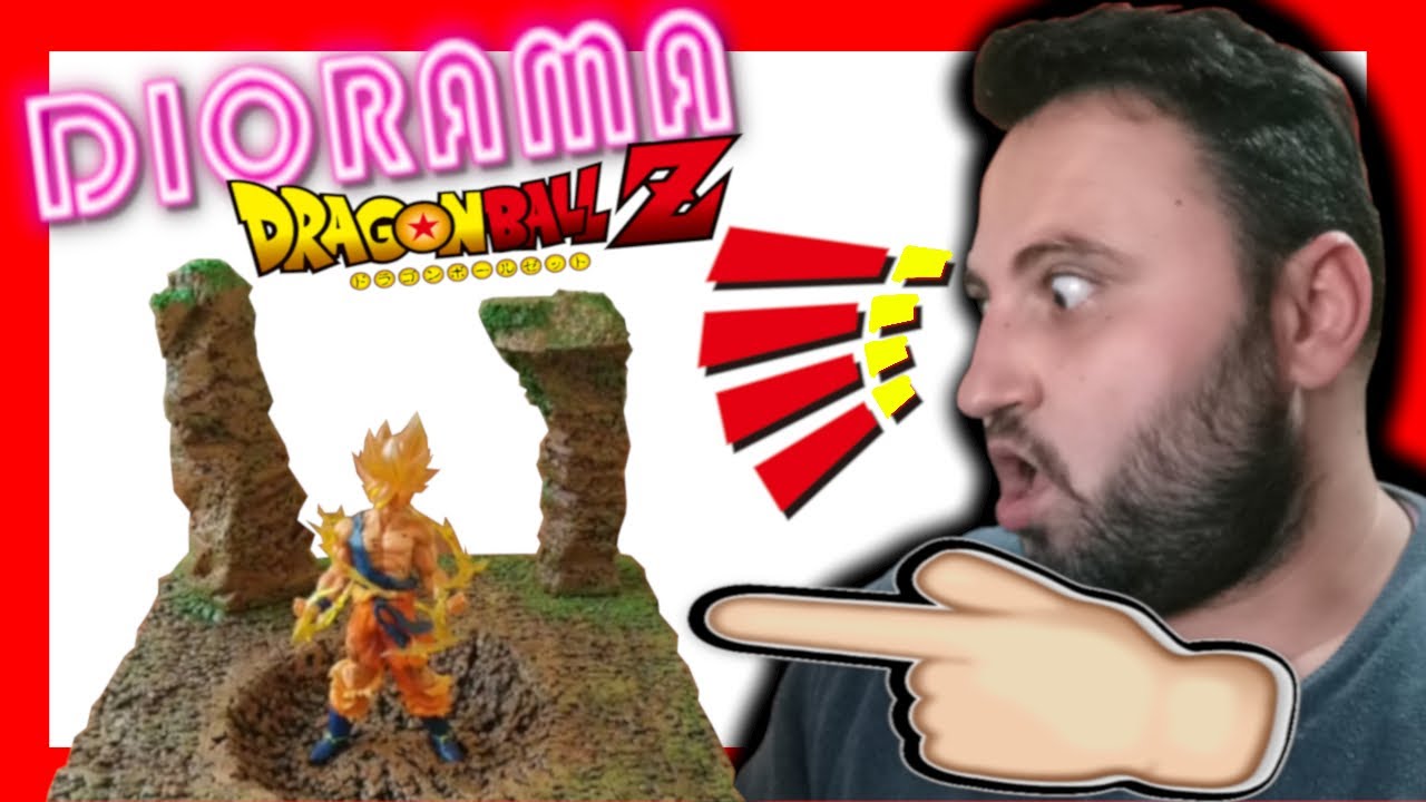 Tutorial ➤(FACIL)👉 DIORAMA 👈 🉑Dragon ball🉑[▶DIY MANUALIDADES DE GOKU]▶( ESCENOGRAFIA )
