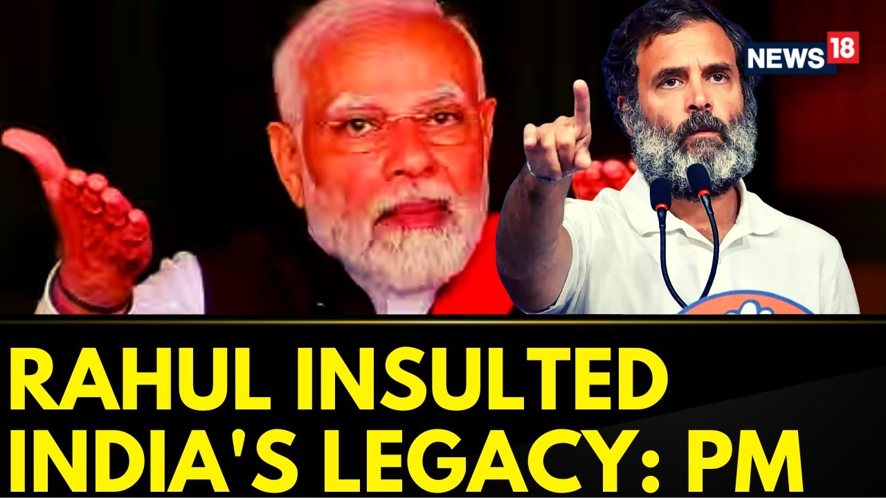 PM Modi Speech | PM Modi Targets Rahul Gandhi For Questioning Indian Democracy In London | News18
