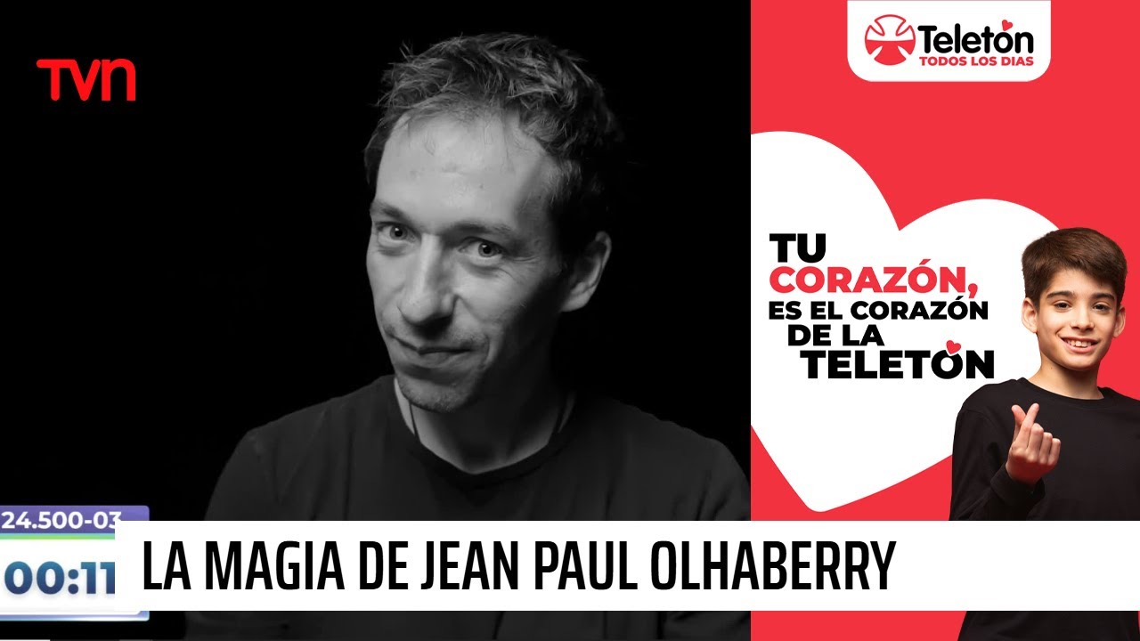 La magia se hizo presente en la Teletón de la mano de Jean Paul Olhaberry