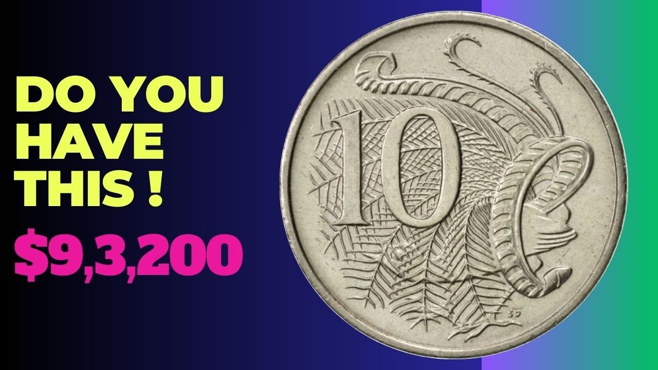 ULTRA RARE 1993 AUSTRALIA 10 CENTS WORTH THOUSAND OF DOLLARS