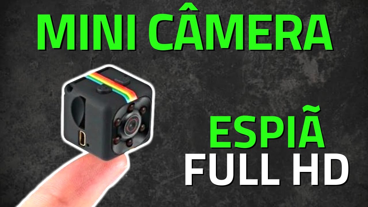 Mini C&acirc;mera Espi&atilde; Full HD SQ11 1080P - REVIEW COMPLETO