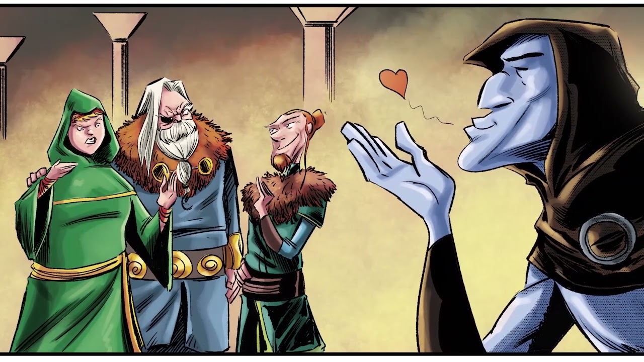 Loki und der Riese: Der Bau der Asgard-Mauer – Nordische Mythologie
