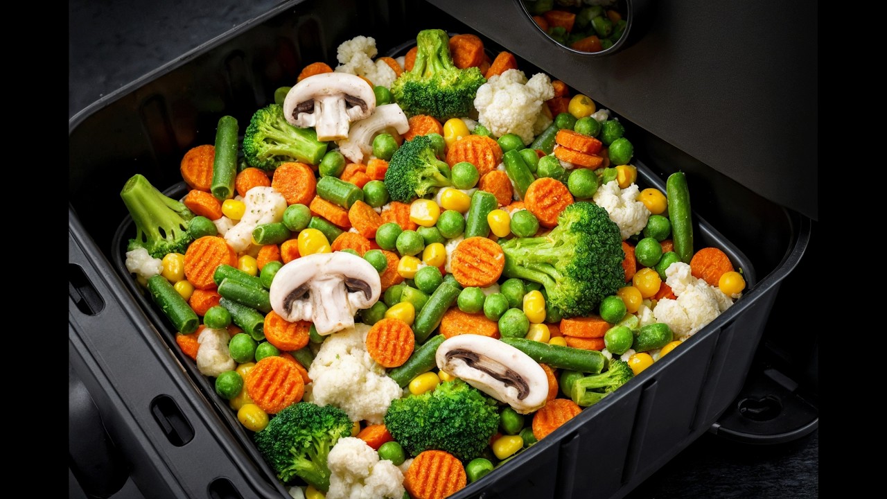 I Put Frozen Veggies in the Air Fryer and Didn’t Expect This Result! 😱