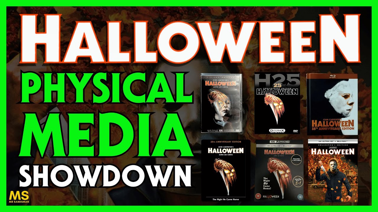 Physical Media Faceoff! 4K vs Blu Ray vs DVD for HALLOWEEN (1978)