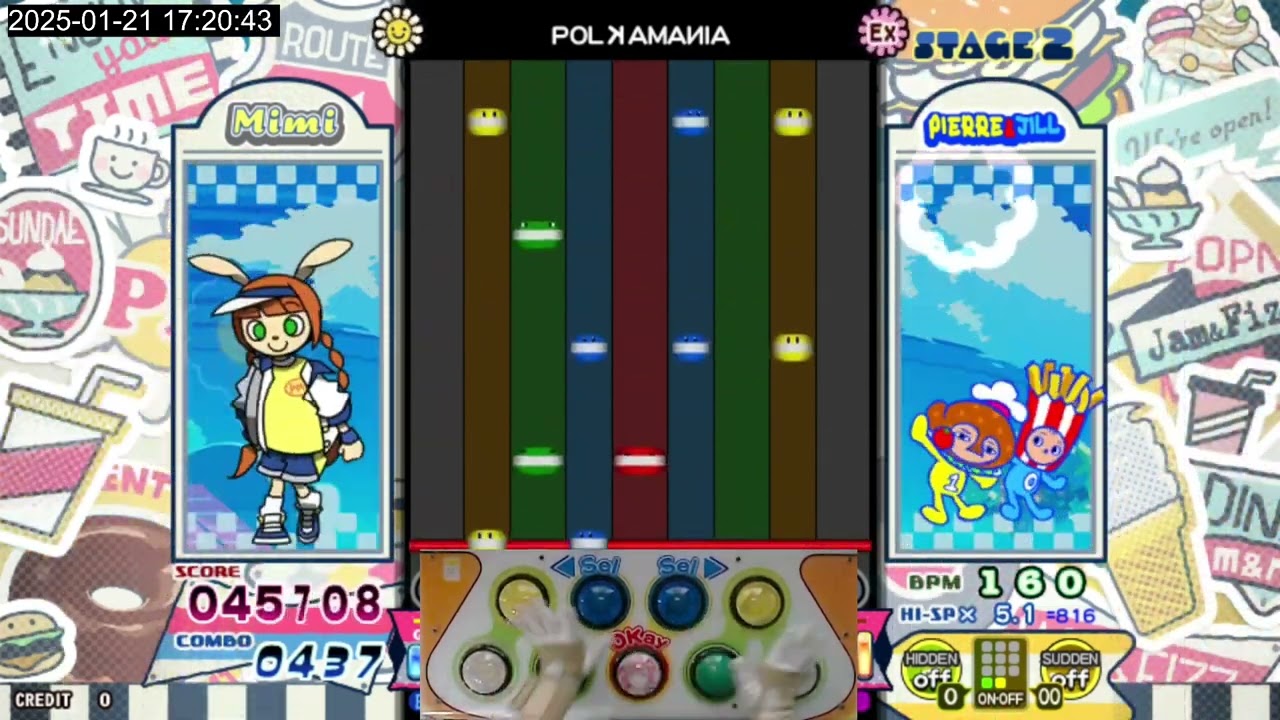 [Pop'n music Jam&Fizz] POLꞰAMAИIA