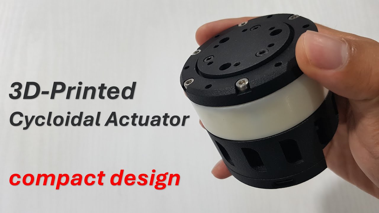 I Built a Cycloidal Actuator from Scratch (open source)