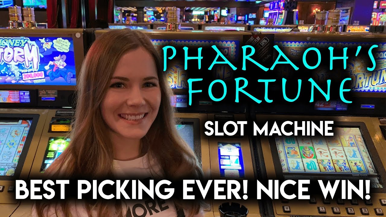 Pharaohs FORTUNE! Slot Machine! INSANE Picking! BONUS WIN!!
