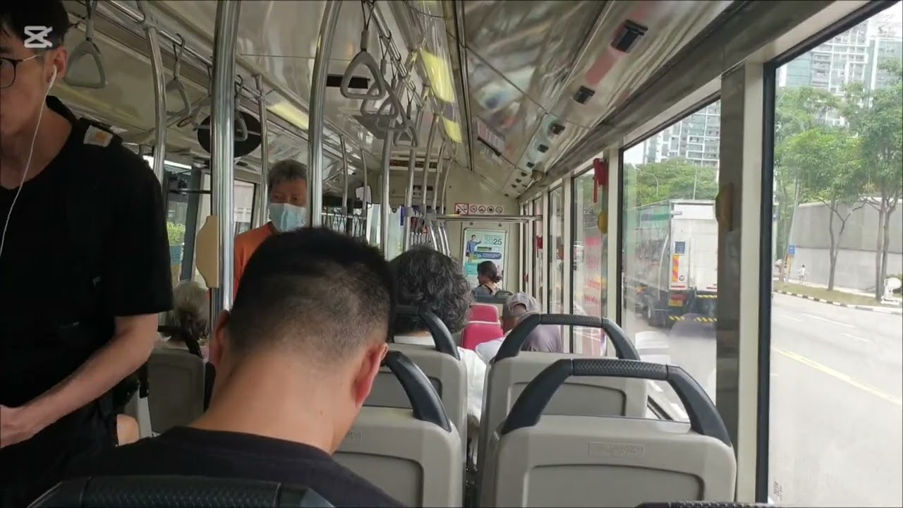 SMRT Mercedes Benz OC500LE [SMB104U] Service 985 FULL JOURNEY (Direction 2)