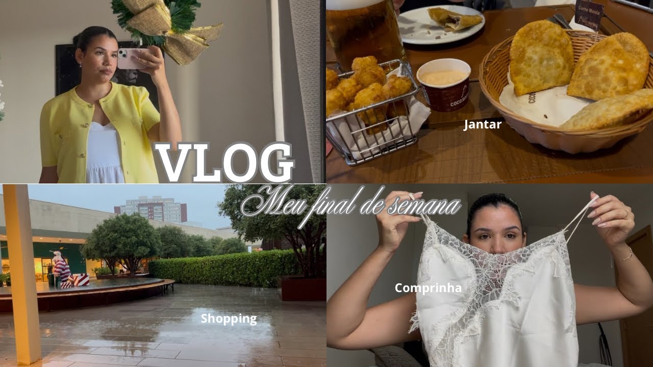 VLOG passeio no shopping, comprinha no AliExpress 