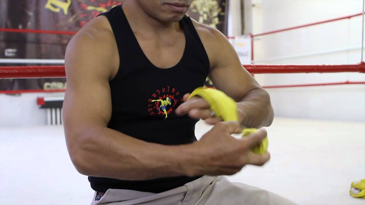 Hand Wrapping with Muay Thai Champion Coban Lookchaomaesaithong
