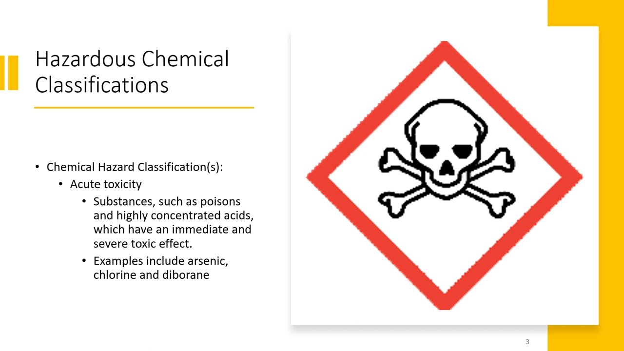 Safety Series 7   Hazardous Chemical Classifications