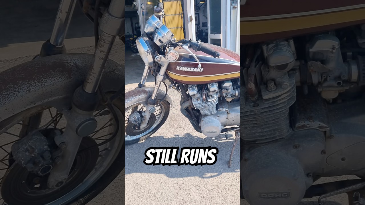 Untouched Kawasaki Z1B Still Running After Decades