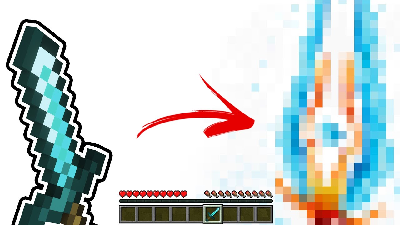Я разработал уникальное оружие для Minecraft…