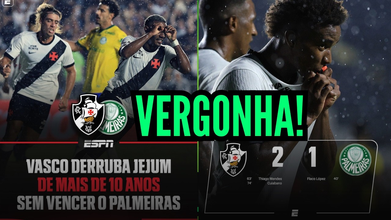 VERGONHA! HUMILHAÇÃO! VEXATÓRIO! RIDÍCULO! ISSO FOI O PALMEIRAS