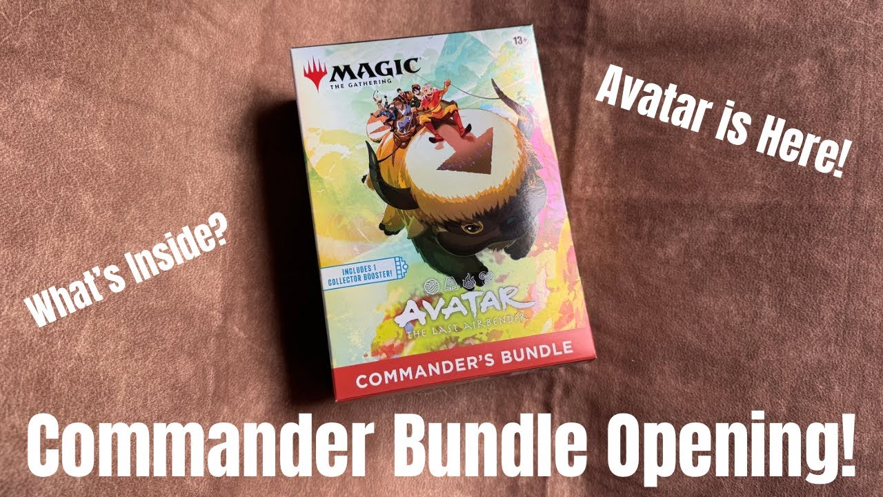 MTG Avatar Commander Bundle Opening! The New Best Magic Set!