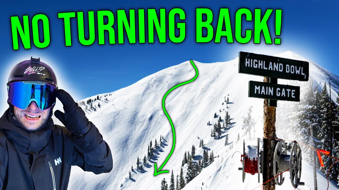 Aspen Highlands Bowl: No TURNING Back!