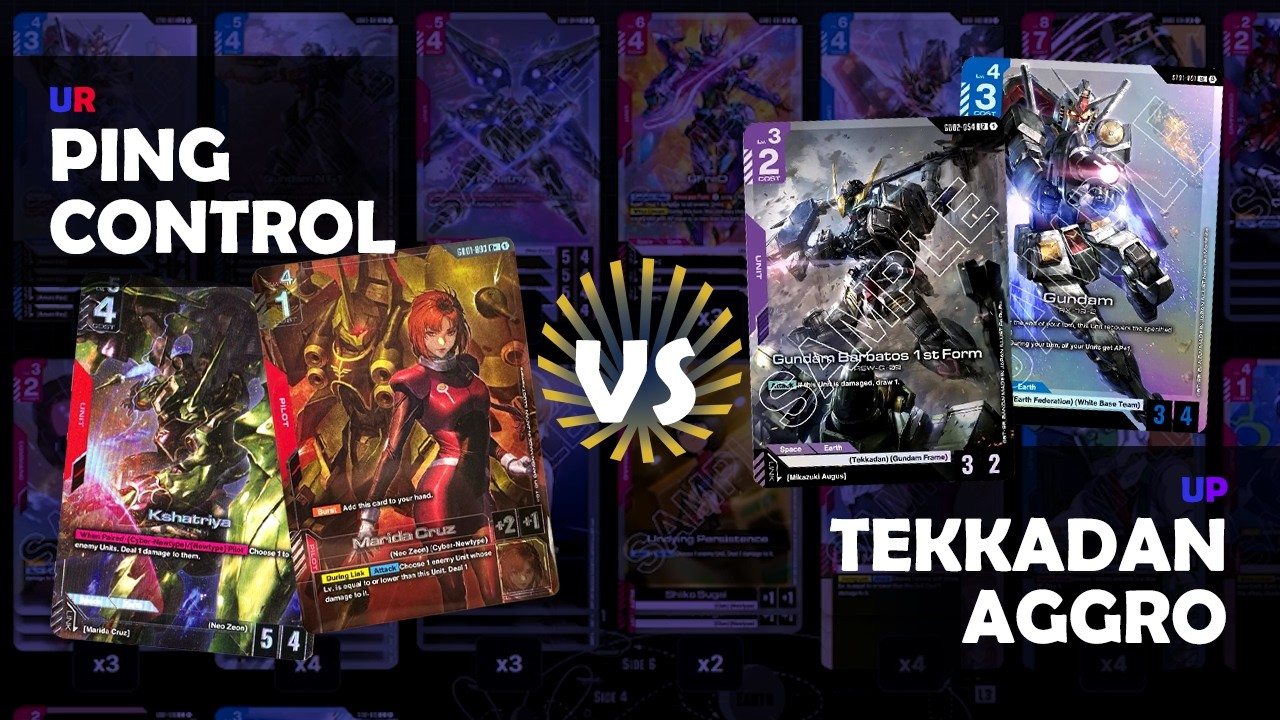Ping Control vs Tekkadan Aggro - Gundam Cardgame