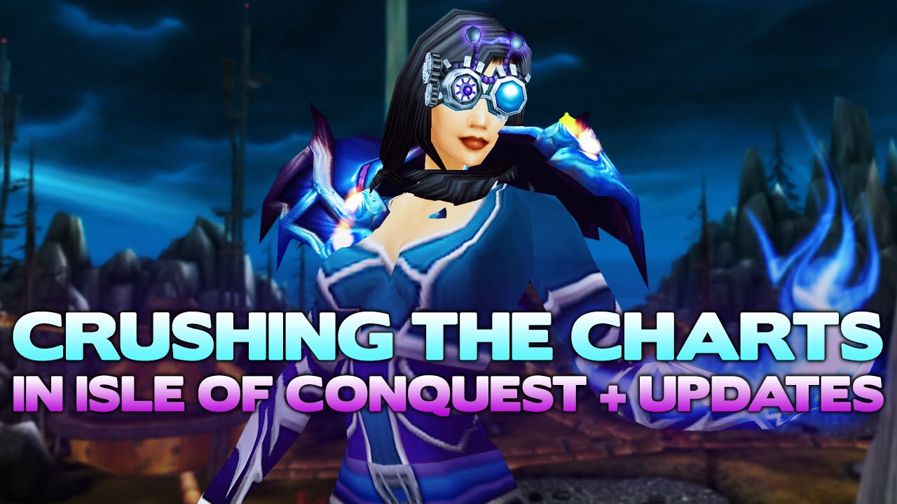 WoW Frost Mage PvP | Crushing Charts in Isle of Conquest + Updates! (Patch 5.4.8)