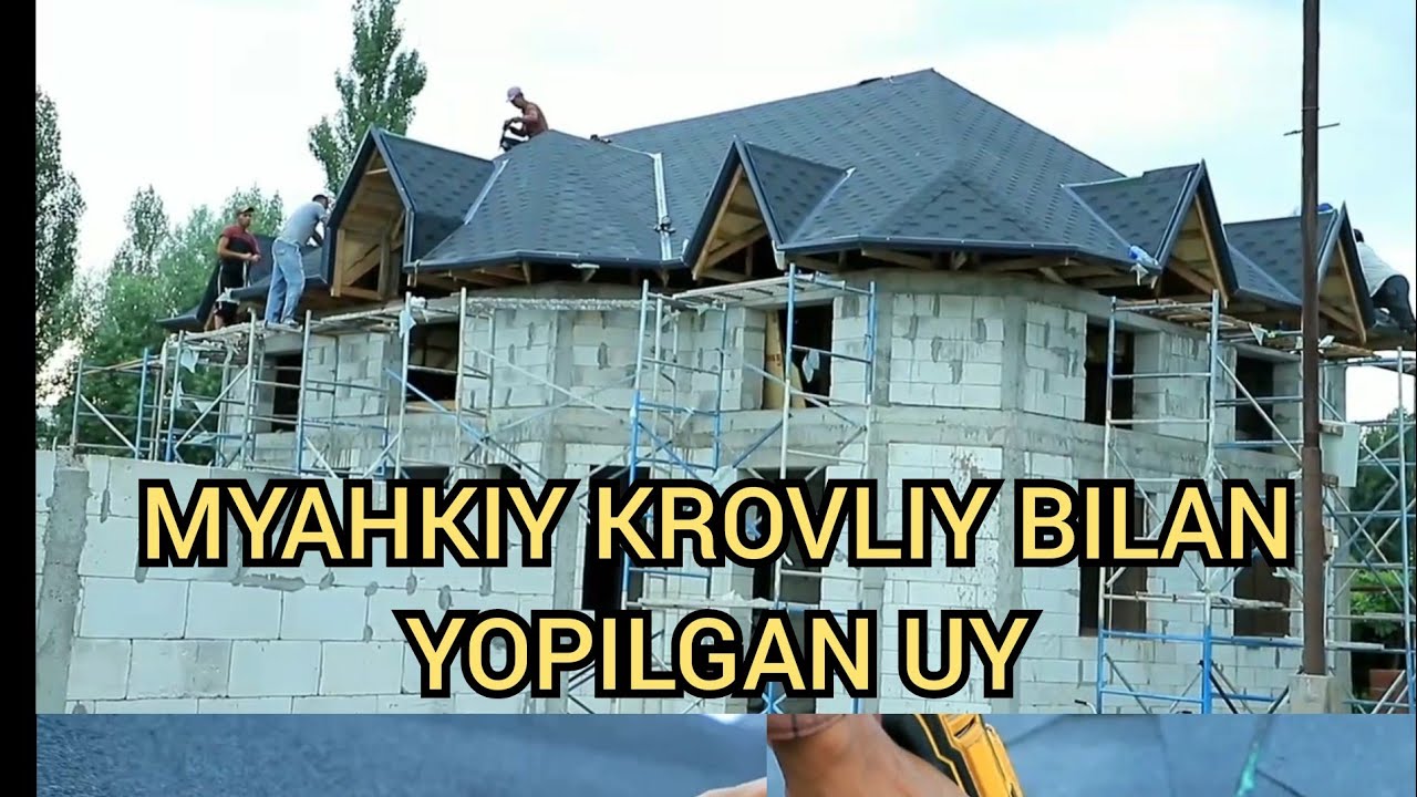 PENO BLOKDA QURILAYOTGAN UYNING TOMI YOPILDI