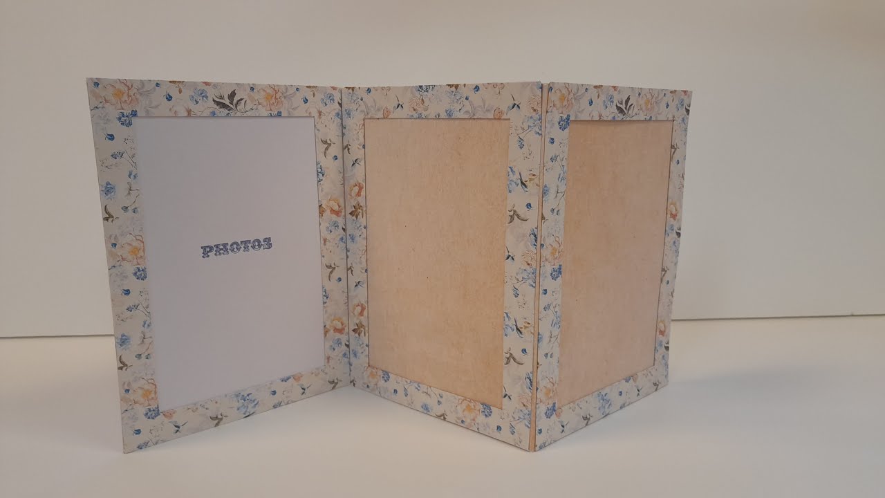 Cadre tryptique facile pour photo 10X15
