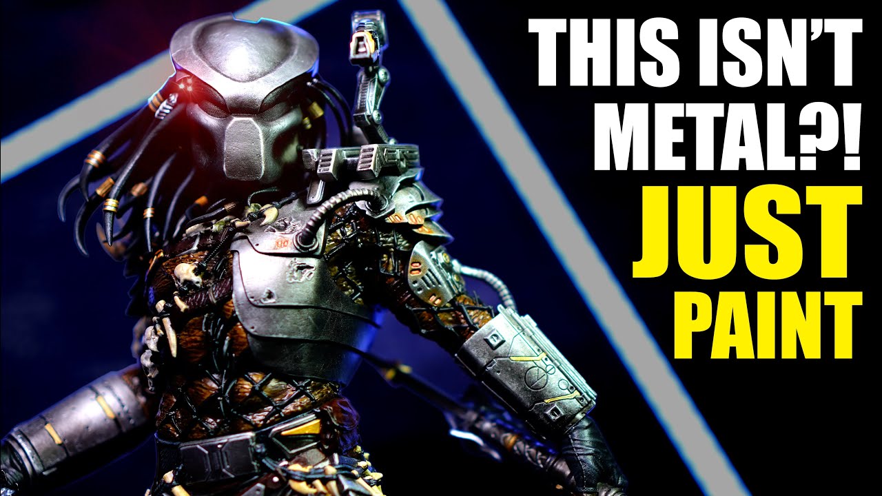 🎨Only 2 Paints / But It Looks Like Real Metal – Predator 3D Print