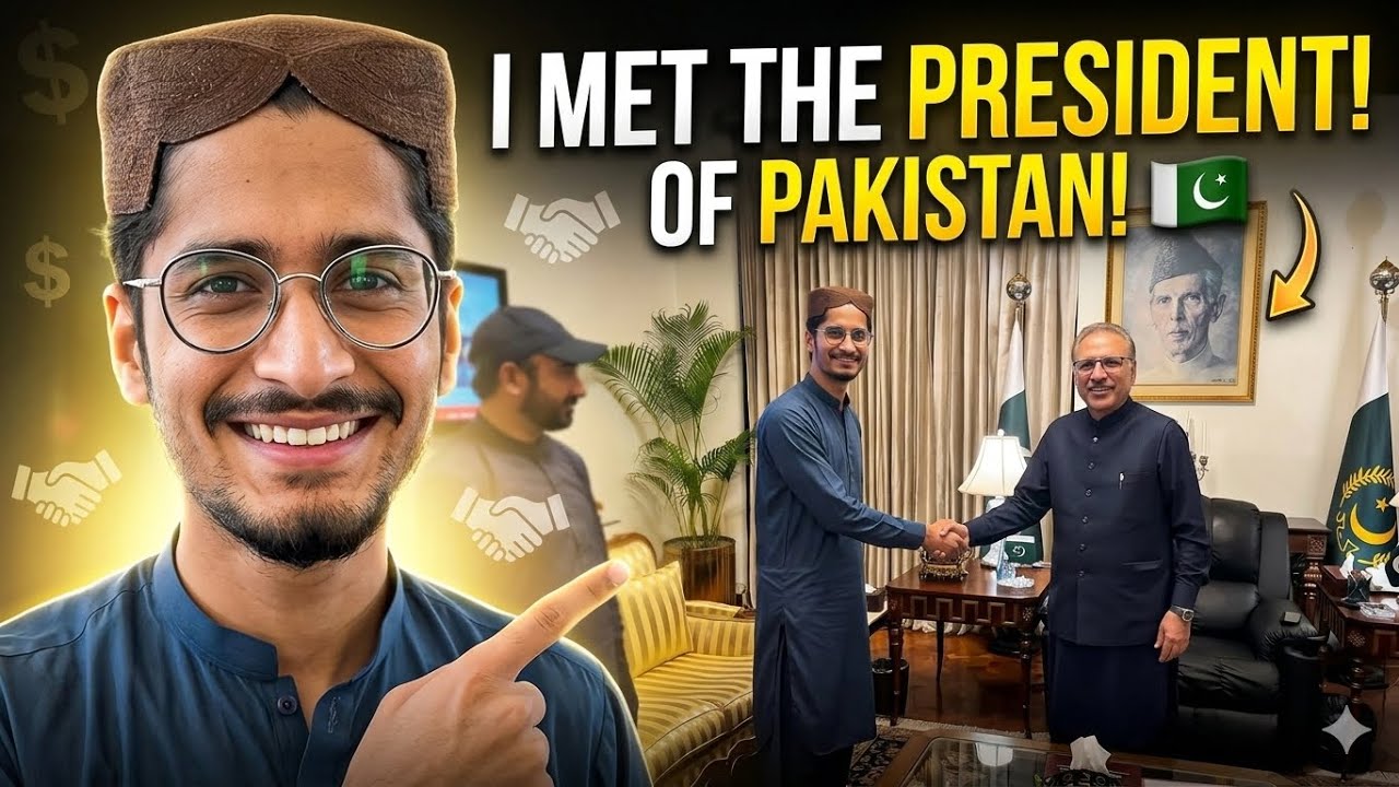 I Met The President of Pakistan 🇵🇰 for My Urgent Request 