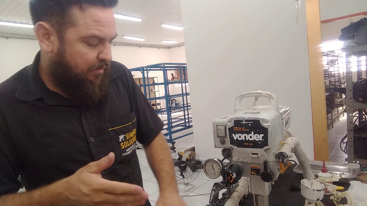 MINHA AIRLESS VONDER MPA120 NÃO FUNCIONA. #SEGREDO #NÃOFUNCIONA #MPA120 PAROU DE FUNCIONAR.