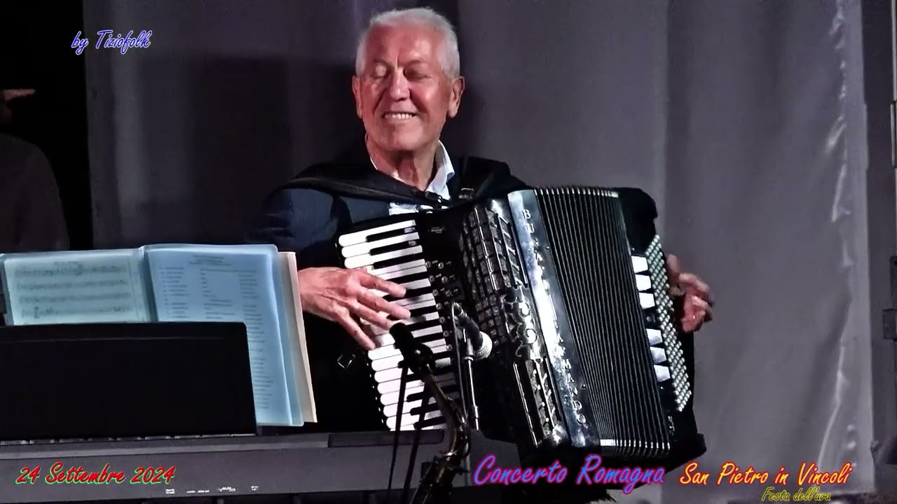 SCIVOLANDO valzer di Luigi Lanaro eseguito da DEDO BALDASSARI con il CONCERTO ROMAGNA a SPIV 24 sett