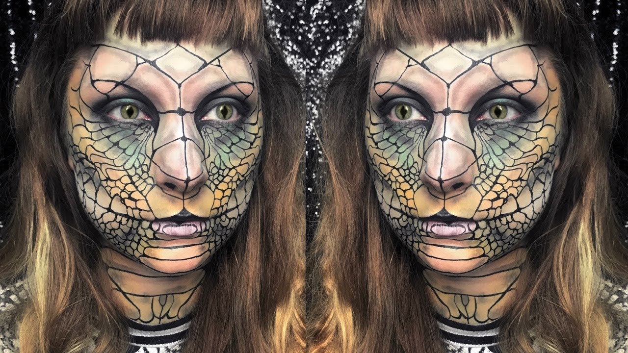 Snake/Serpent Halloween Makeup Tutorial