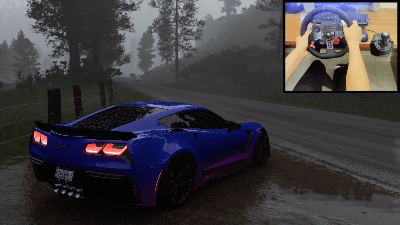 900HP Chevrolet Corvette Z06 | Forza Horizon 5 | Steering Wheel Gameplay | Ethanol Engines