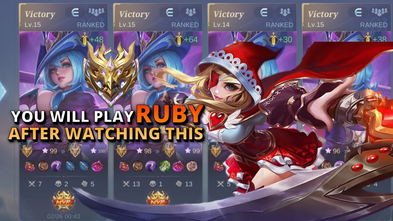 RUBY PASSIVE IS 🔥 RUBY GAMEPLAY | MLBB