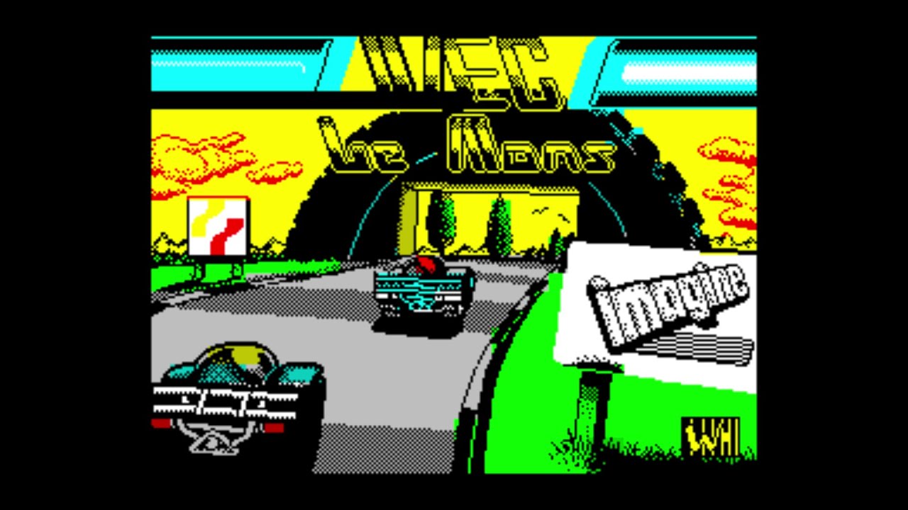 WEC Le Mans. [ZX Spectrum 128K]. (Imagine - 1988). 1CC. Playthrough. 60Fps