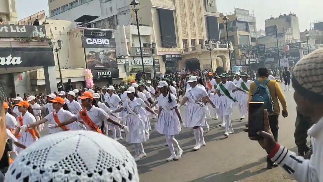 Parade at Hazratganj Lucknow @lucknow @parade @march past @hazratganj @