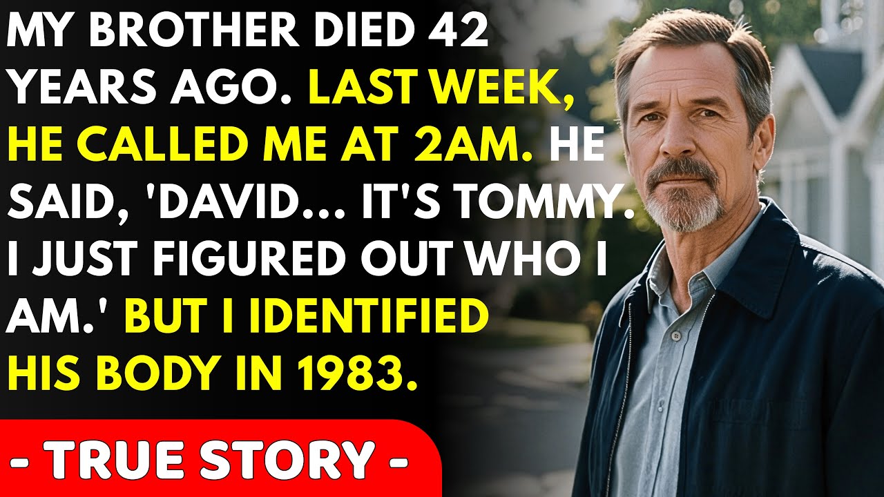 My BROTHER Was Buried 42 Years Ago… But Last Week I Got A Call At 2AM & He Said 