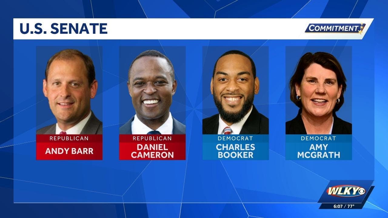 Kentucky US Senate candidates in homestretch before primary election