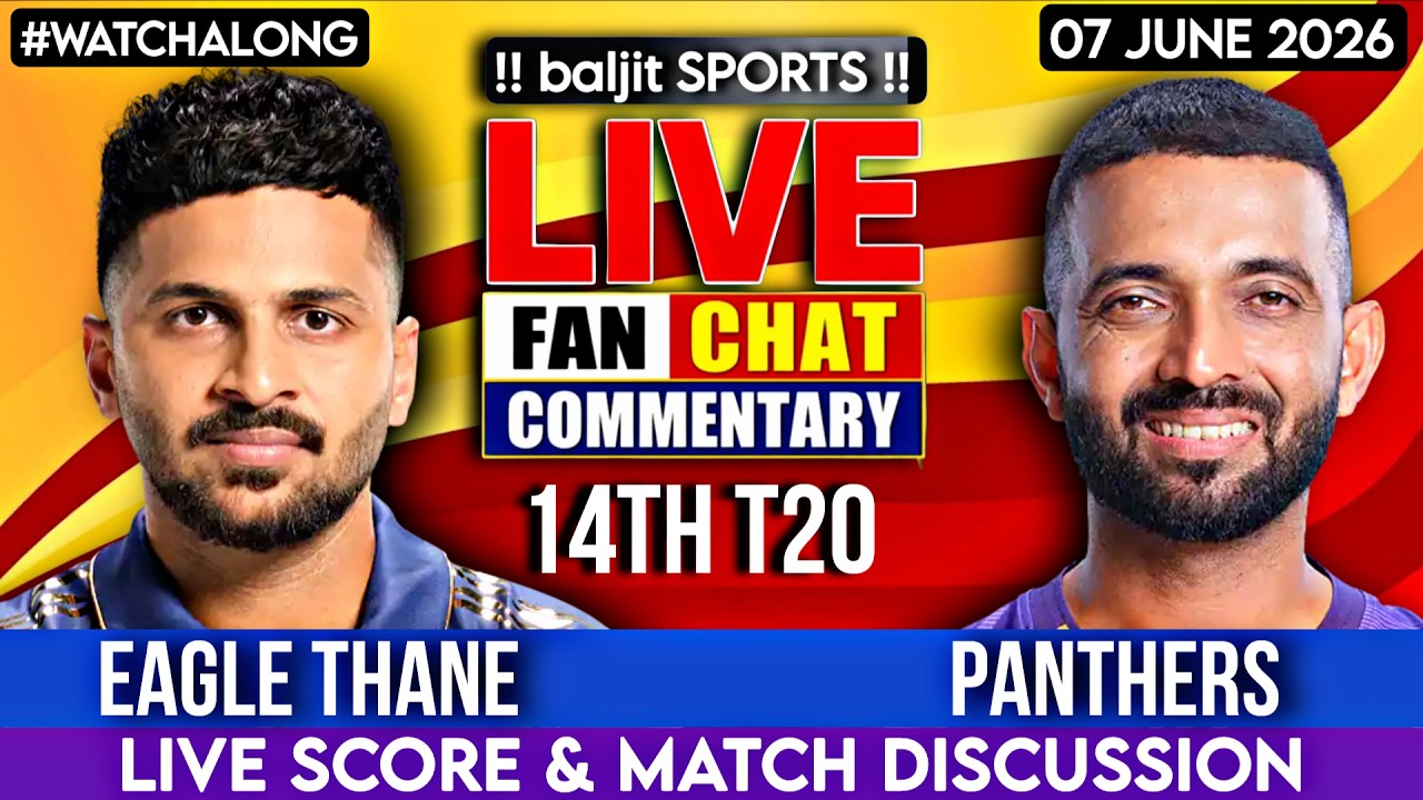🔴 Eagle Thane Strikers vs North Mumbai Panthers | 14th T20 | Live Score & Fan Commentary