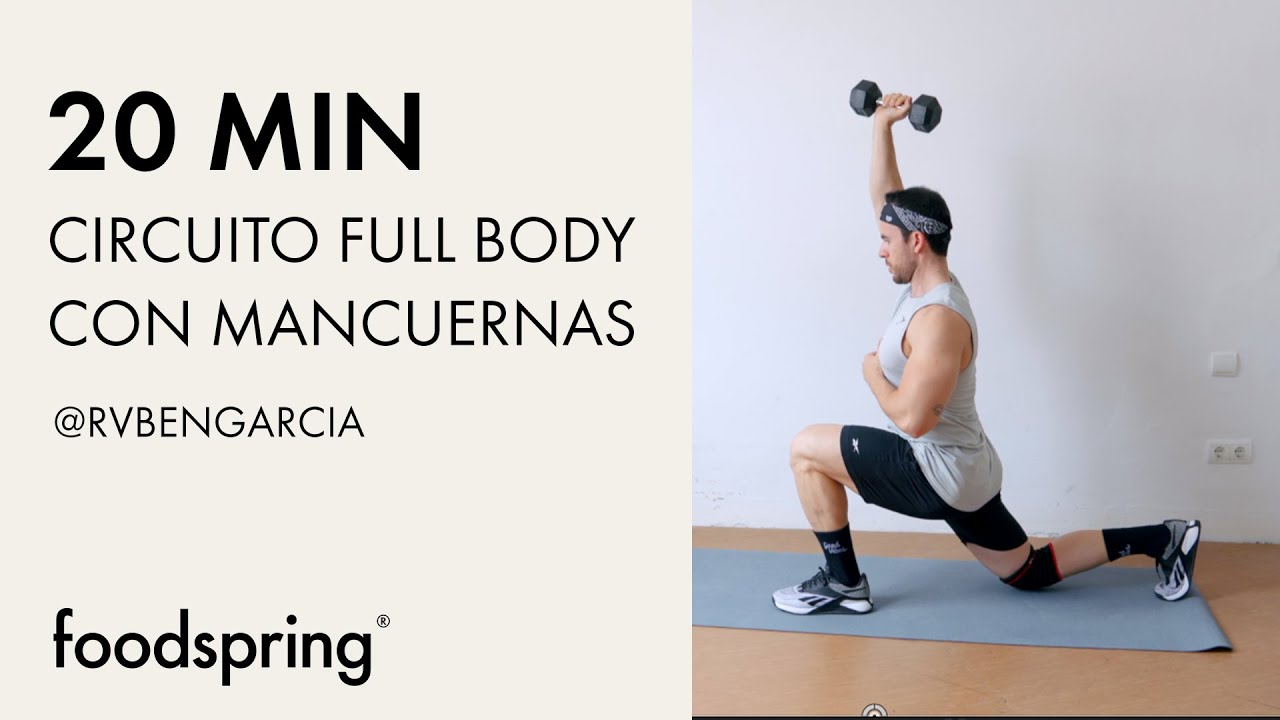 CIRCUITO FULL BODY CON MANCUERNAS | 20 MIN | con @rvbengarcia