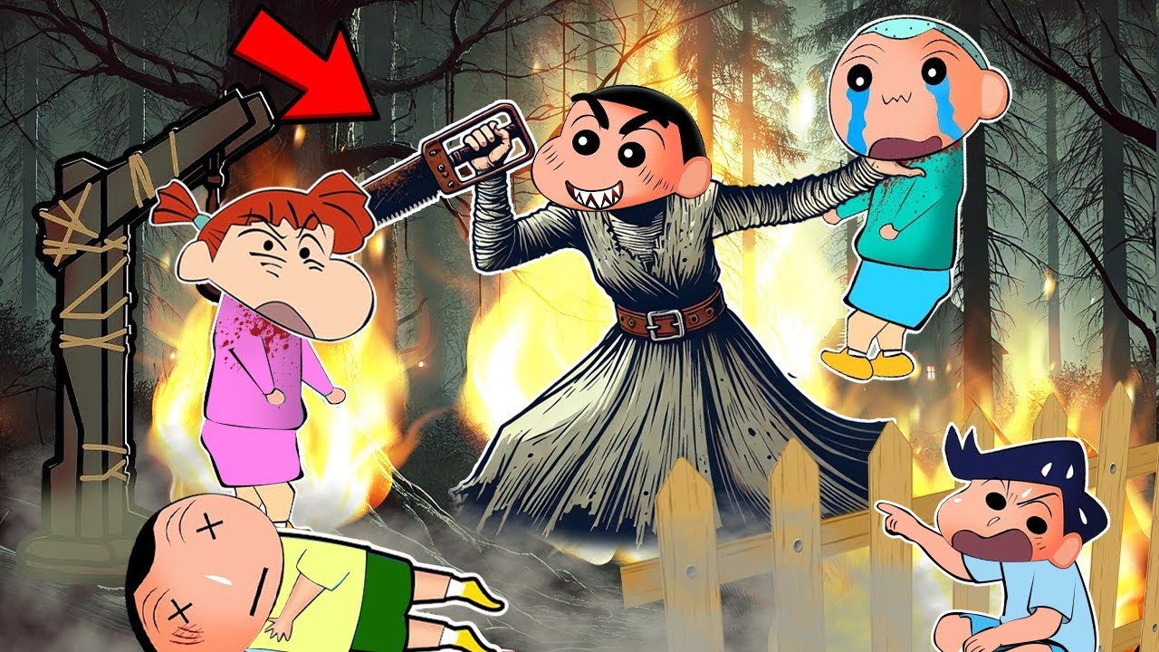 Nurse Shinchan Killed His Friends In DBD 😱🔪  | Shinchan Playing Dead By Daylight 😂 | Horror Game 😰