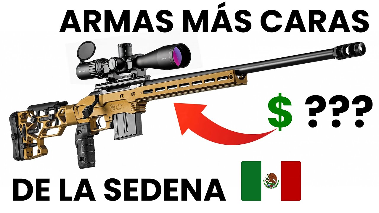 Las 10 Armas más Caras que la SEDENA Vende a Civiles en México (2025)
