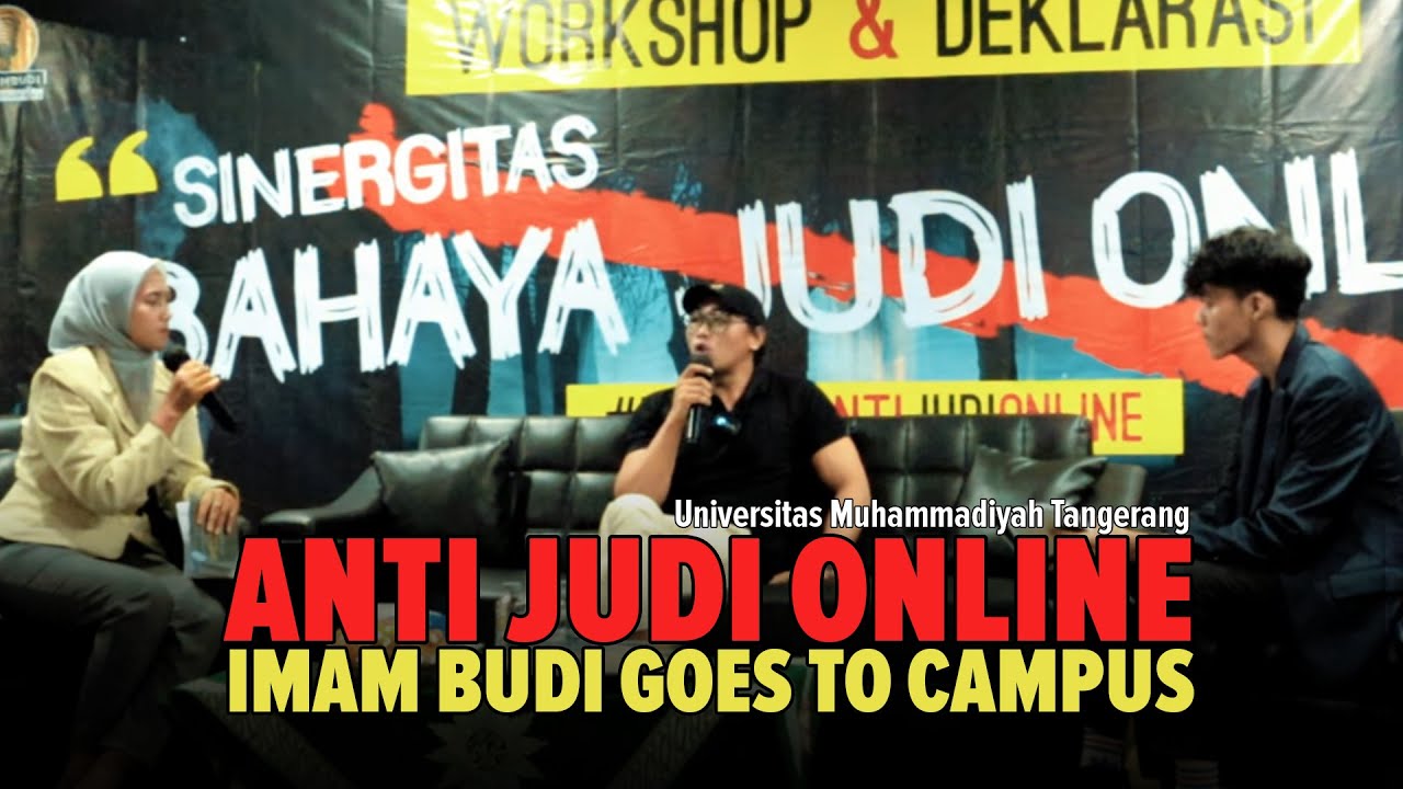 SEMINAR DAN DEKLARASI ANTI JUDI ONLINE UNIV MUHAMMADIYAH TANGERANG