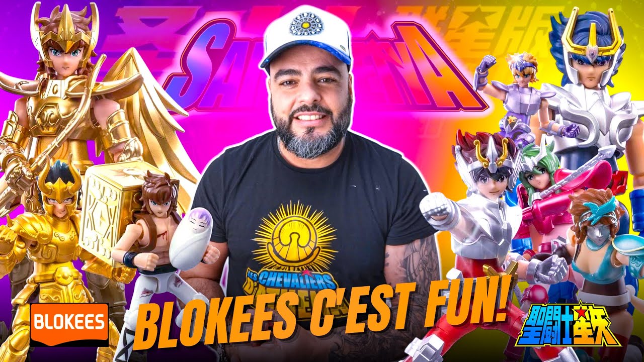 BLOKEES SAINT SEIYA! SET 1 / On les veut toutes!!! #saintseiya #caballerosdelzodiaco #blokees
