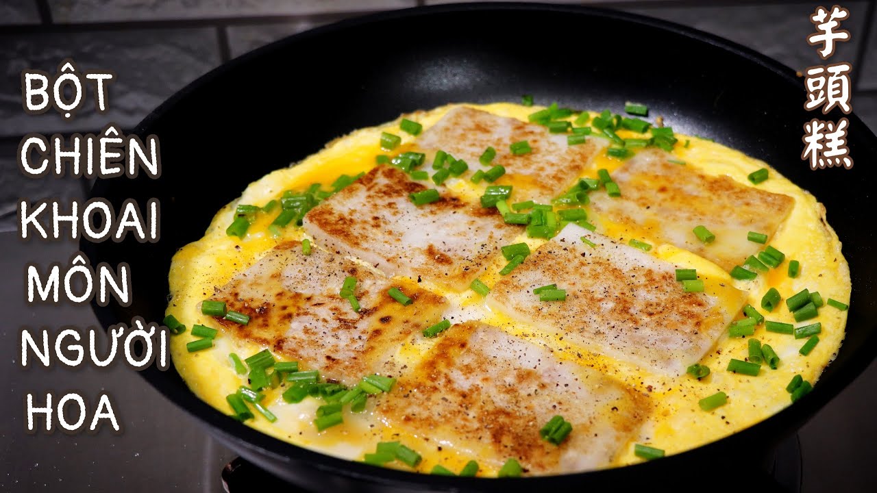 Bột Chiên Khoai Môn Truyền Thống của người Hoa - 芋頭糕。