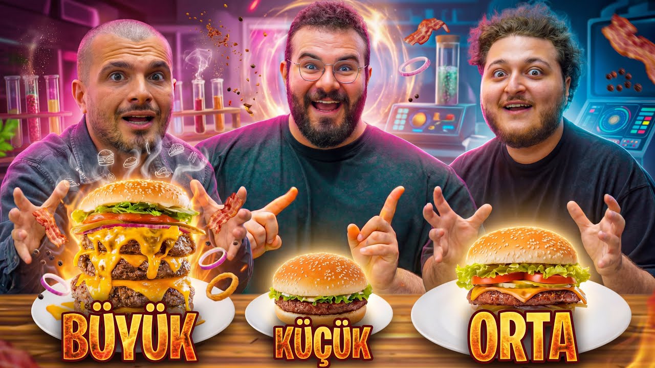 BÜYÜK, ORTA VEYA KÜÇÜK YEMEK YARIŞMASI #7 ! w/@TunaTavus @bicimali